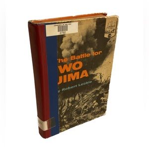🍎 The Battle for Iwo Jima by Robert Leckie Landmark Books #118 Vintage HC 1967